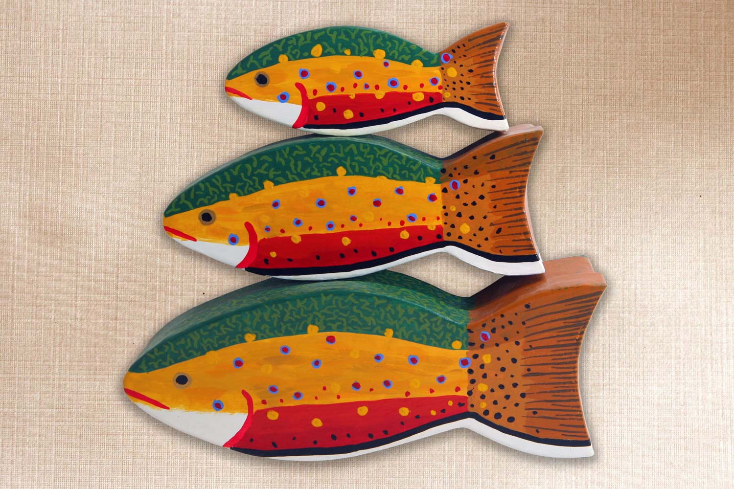 3 Brook Trout Boxes Rodecoys