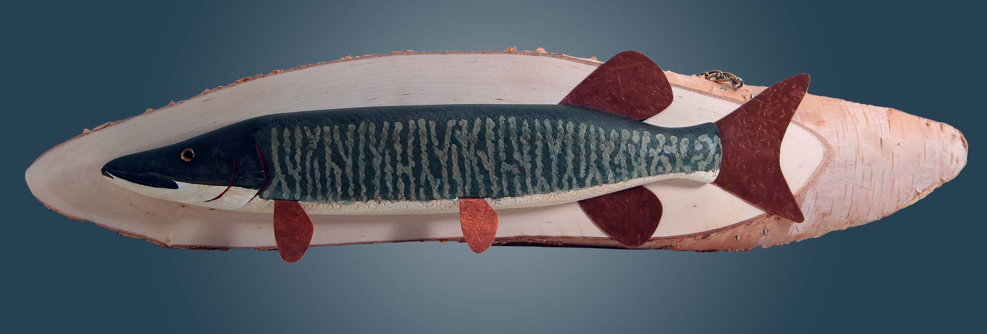 Musky Fish Decoy Folk Art