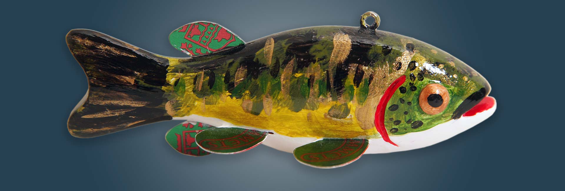 Bass Folk Art Fish Decoy